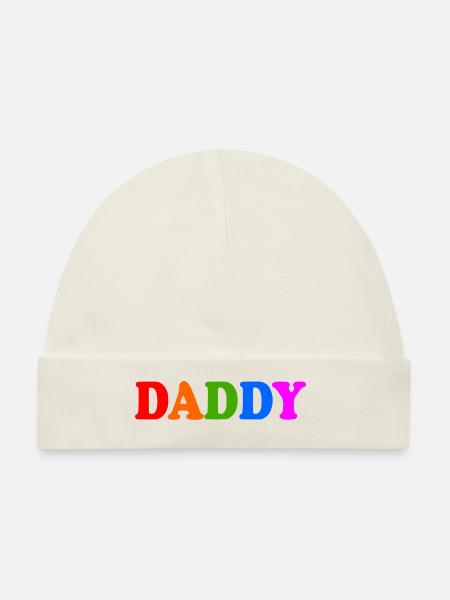Daddy - Baby Premium Organic Mütze - Naturweiß