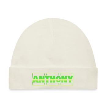Geschenk für Anthony - Baby Premium Organic Mütze - Naturweiß - Vorne