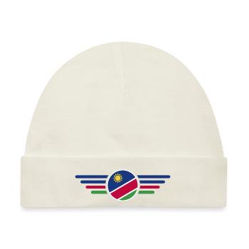 Ich liebe Namibia, Eleganz Stil Design T-Shirt - Baby Premium Organic Mütze - Naturweiß - Vorne