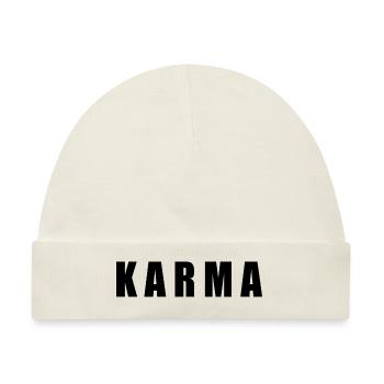 Karma - Baby Premium Organic Mütze - Naturweiß - Vorne
