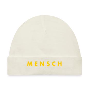 Mensch - Baby Premium Organic Mütze - Naturweiß - Vorne