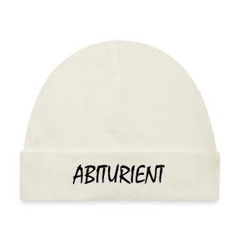 Abiturient - Baby Premium Organic Mütze - Naturweiß - Vorne