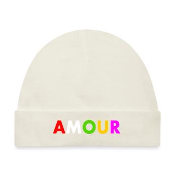 Amour - Baby Premium Organic Mütze - Naturweiß - Vorne