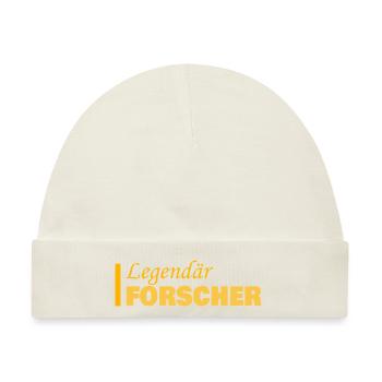 Beruf Forscher - Baby Premium Organic Mütze - Naturweiß - Vorne