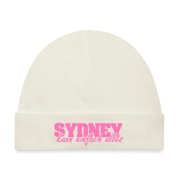 Sydney - Baby Premium Organic Mütze - Naturweiß - Vorne