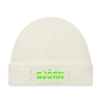 Geschenkidee Björn - Baby Premium Organic Mütze - Naturweiß - Vorne