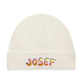 Geschenk für Josef - Baby Premium Organic Mütze - Naturweiß - Vorne