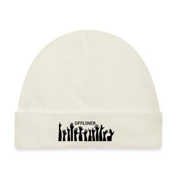 Offliner Fanhaende - Baby Premium Organic Mütze - Naturweiß - Vorne