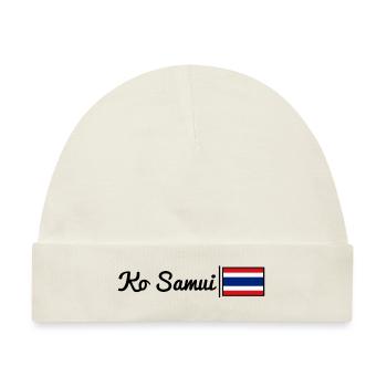 Ko Samui - Thailand - Baby Premium Organic Mütze - Naturweiß - Vorne