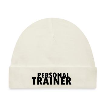 Personal trainer - Baby Premium Organic Mütze - Naturweiß - Vorne