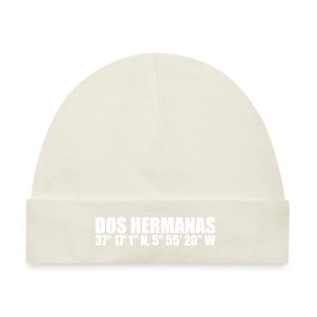 Dos Hermanas Koordinaten - Baby Premium Organic Mütze - Naturweiß - Vorne