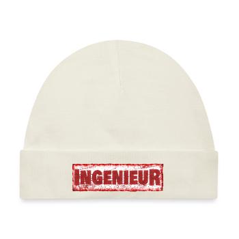 Ingenieur - Baby Premium Organic Mütze - Naturweiß - Vorne