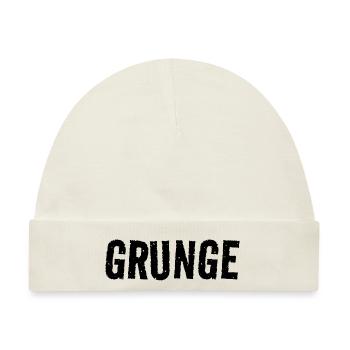 Grunge - Baby Premium Organic Mütze - Naturweiß - Vorne