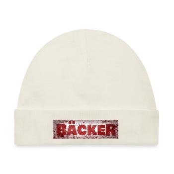 Von Beruf aus Bäcker - Baby Premium Organic Mütze - Naturweiß - Vorne