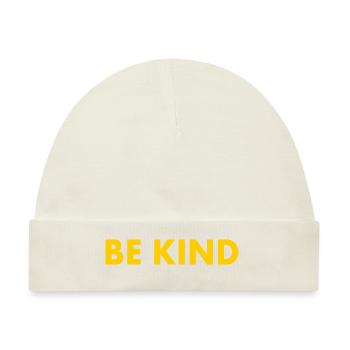 Be kind - Baby Premium Organic Mütze - Naturweiß - Vorne