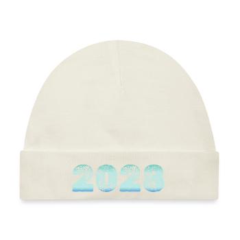 2028 - Baby Premium Organic Mütze - Naturweiß - Vorne