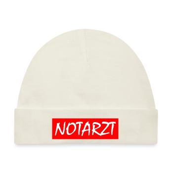Notarzt - Baby Premium Organic Mütze - Naturweiß - Vorne