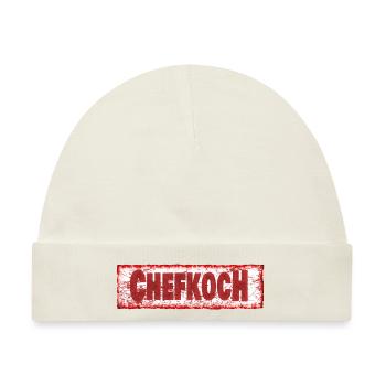 Chefkoch - Baby Premium Organic Mütze - Naturweiß - Vorne