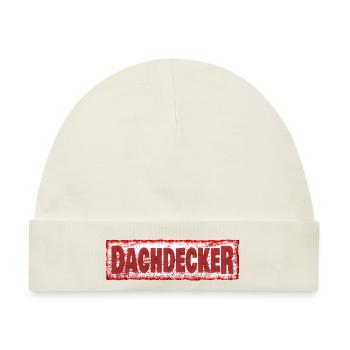 Job Dachdecker - Baby Premium Organic Mütze - Naturweiß - Vorne