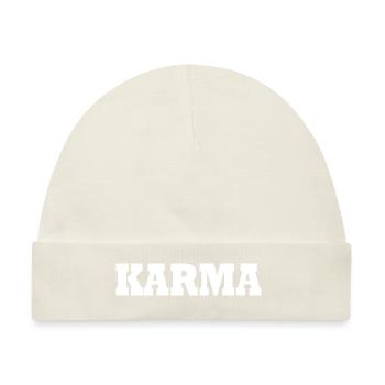 Karma - Baby Premium Organic Mütze - Naturweiß - Vorne