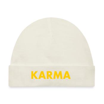 Karma - Baby Premium Organic Mütze - Naturweiß - Vorne