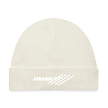 Journalist - Baby Premium Organic Mütze - Naturweiß - Vorne