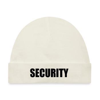 Security - Baby Premium Organic Mütze - Naturweiß - Vorne