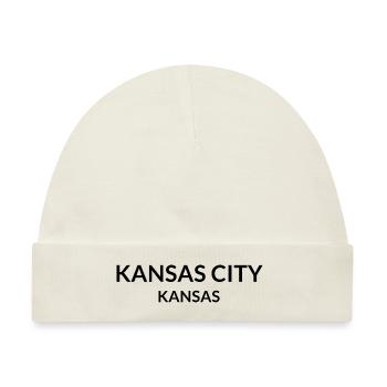 Kansas City Kansas USA - Baby Premium Organic Mütze - Naturweiß - Vorne