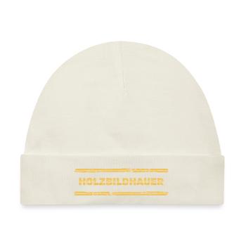 Holzbildhauer - Baby Premium Organic Mütze - Naturweiß - Vorne