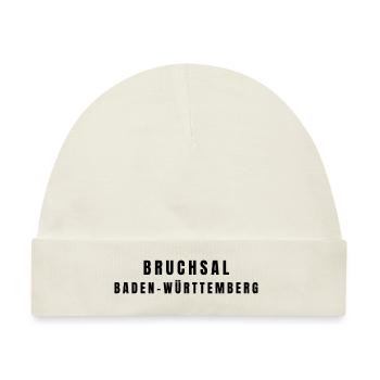 Bruchsal Baden-Württemberg - Baby Premium Organic Mütze - Naturweiß - Vorne