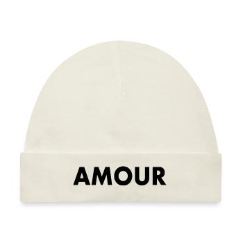 Amour - Baby Premium Organic Mütze - Naturweiß - Vorne