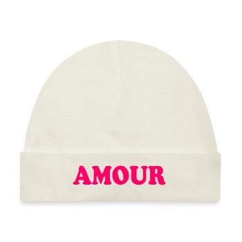 Amour - Baby Premium Organic Mütze - Naturweiß - Vorne