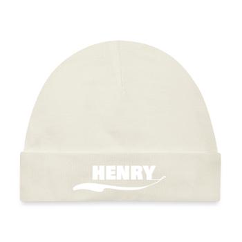Henry - Baby Premium Organic Mütze - Naturweiß - Vorne
