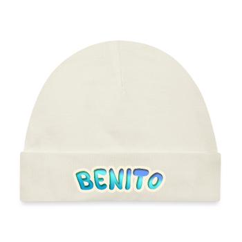 Benito als Job - Baby Premium Organic Mütze - Naturweiß - Vorne