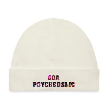 Goa psychedelic - Baby Premium Organic Mütze - Naturweiß - Vorne