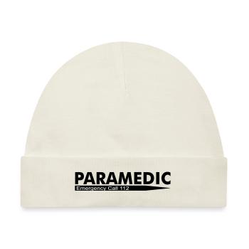 Paramedic Emergency Call 112 - Baby Premium Organic Mütze - Naturweiß - Vorne