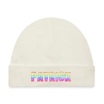 patrick rs regenbogen - Baby Premium Organic Mütze - Naturweiß - Vorne