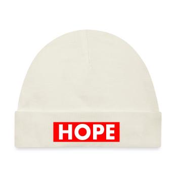 Hope - Baby Premium Organic Mütze - Naturweiß - Vorne