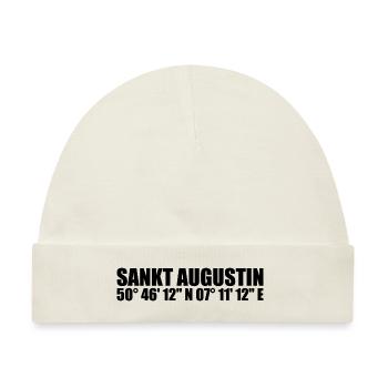 Sankt Augustin Koordinaten - Baby Premium Organic Mütze - Naturweiß - Vorne