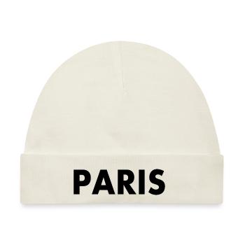 Paris - Baby Premium Organic Mütze - Naturweiß - Vorne