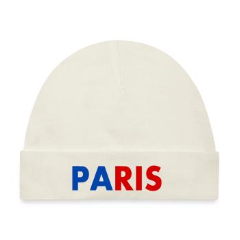 Paris - Baby Premium Organic Mütze - Naturweiß - Vorne