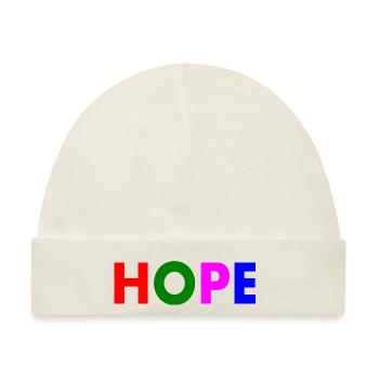 Hope - Baby Premium Organic Mütze - Naturweiß - Vorne
