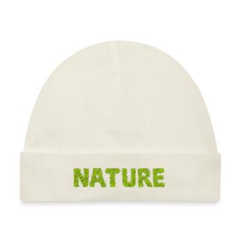 Natur - Baby Premium Organic Mütze - Naturweiß - Vorne