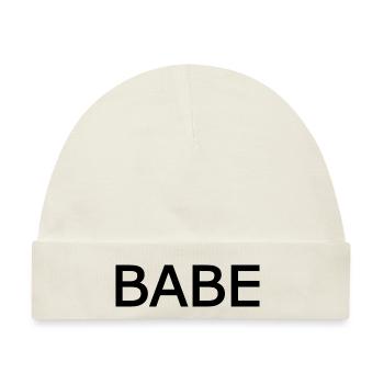 Babe - Baby Premium Organic Mütze - Naturweiß - Vorne