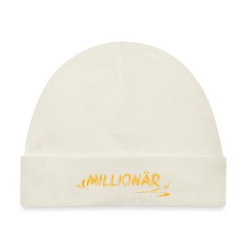 Geschenkidee Millionär - Baby Premium Organic Mütze - Naturweiß - Vorne