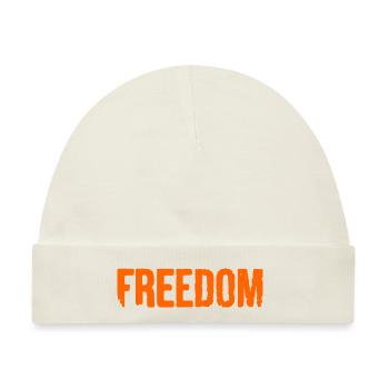 Freedom - Baby Premium Organic Mütze - Naturweiß - Vorne