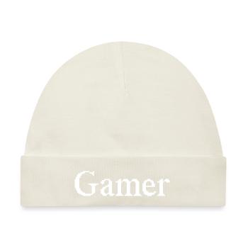 Das Gamer Shirt für alle Gamer! Game on! - Baby Premium Organic Mütze - Naturweiß - Vorne