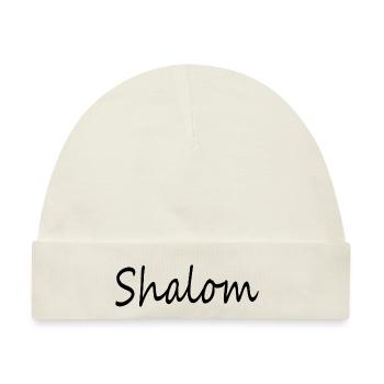 Shalom - Baby Premium Organic Mütze - Naturweiß - Vorne