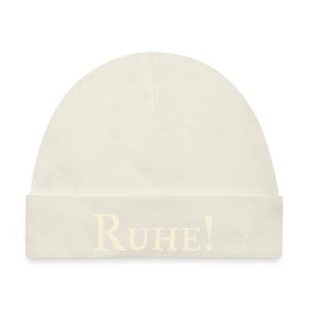 Ruhe ! - Baby Premium Organic Mütze - Naturweiß - Vorne