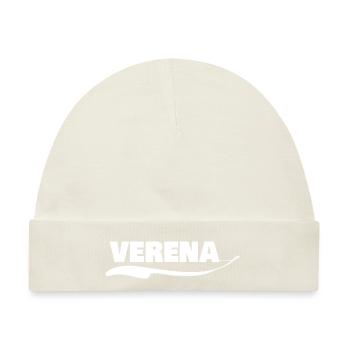 Vorname verena - Baby Premium Organic Mütze - Naturweiß - Vorne